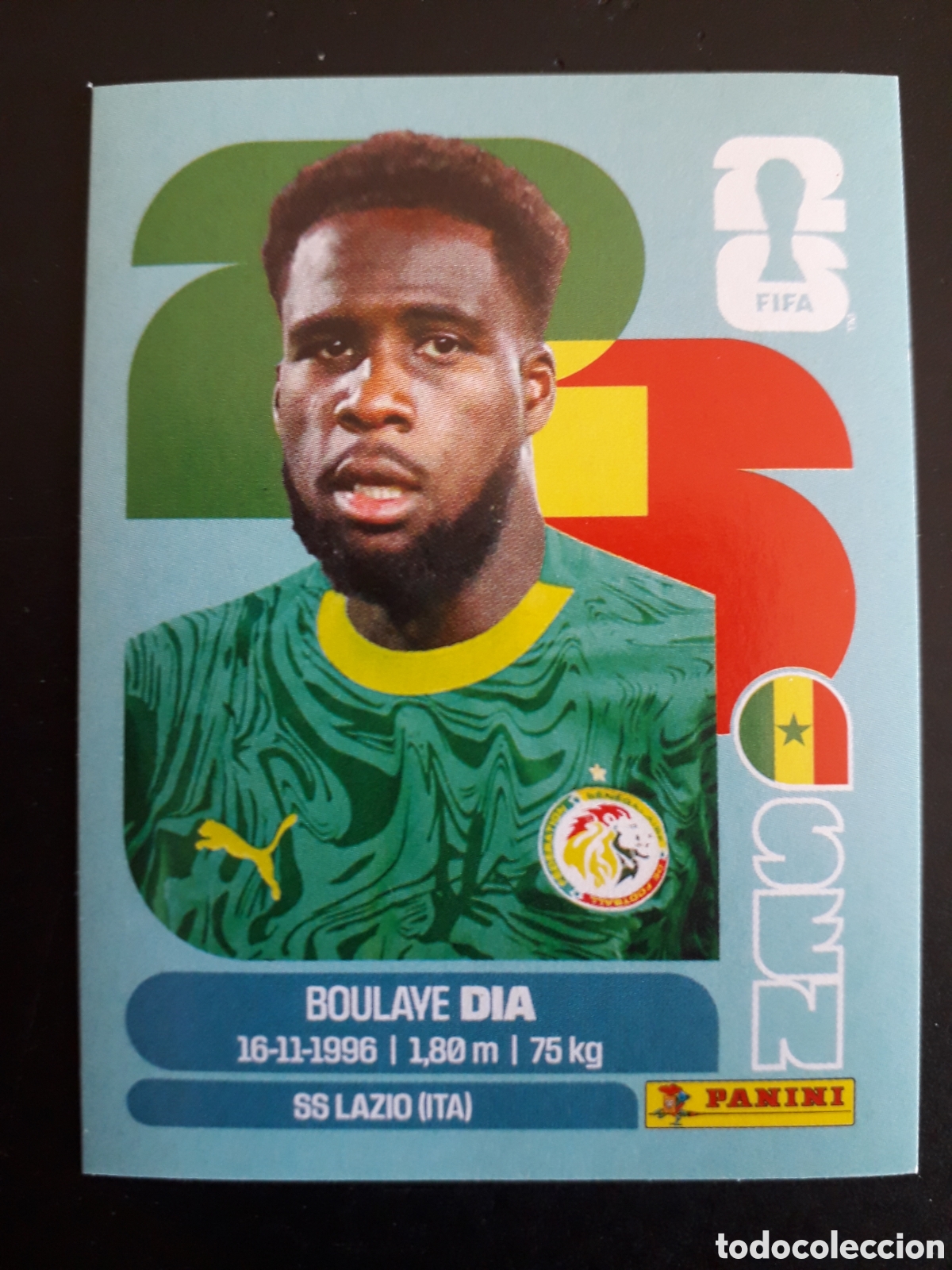 Cartes &agrave; collectionner de Football: DIA SENEGAL SEN 17 MUNDIAL F&Uacute;TBOL 2026 FIFA WORLD CUP PANINI SIN PEGAR PEDIDO M&Iacute;NIMO 3&euro;.