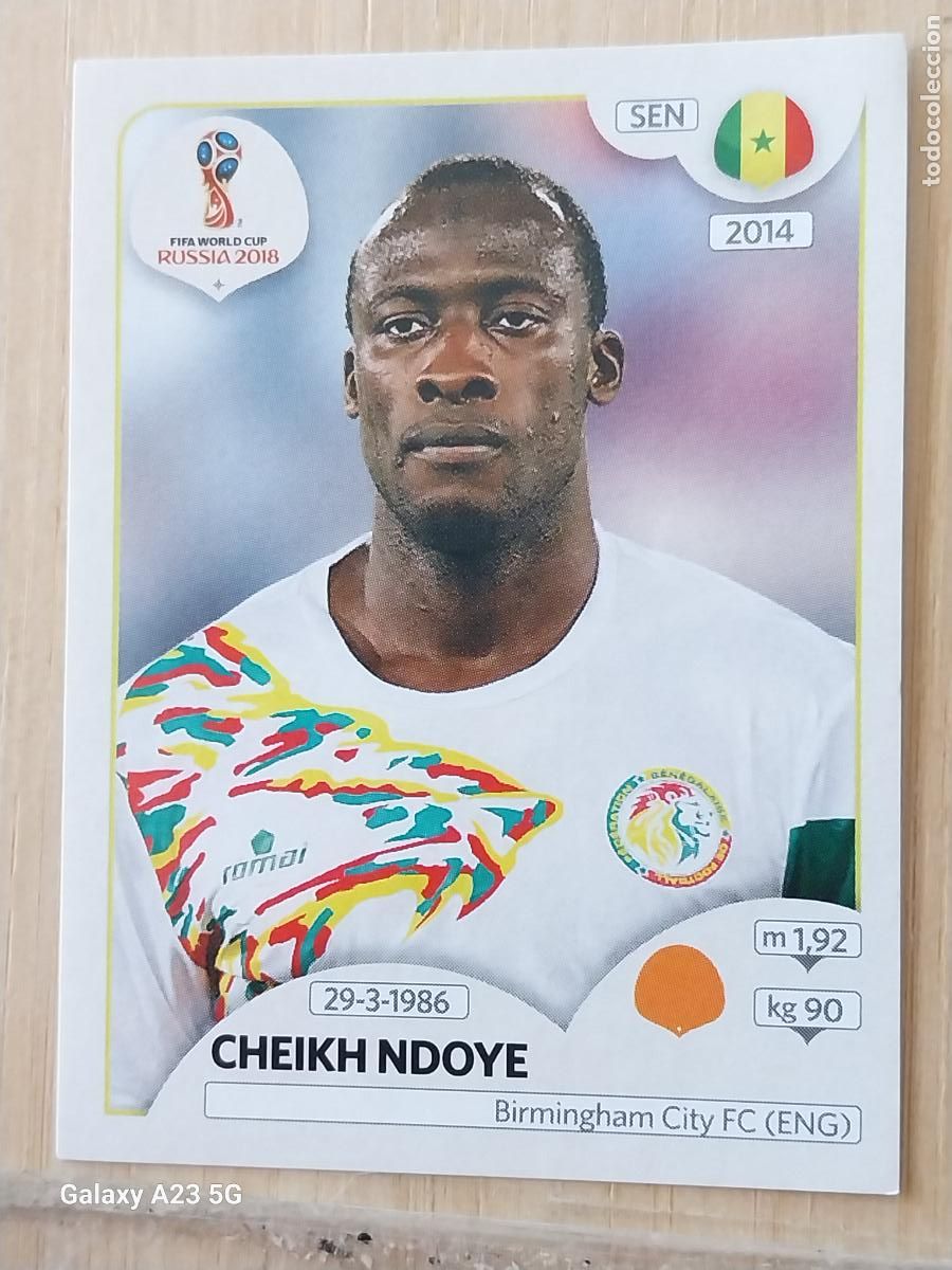 Cartes &agrave; collectionner de Football: 623 NDOYE SENEGAL RUSSIA RUSIA 2018 WORLD CUP CROMO SIN PEGAR NUNCA ORIGINAL PANINI