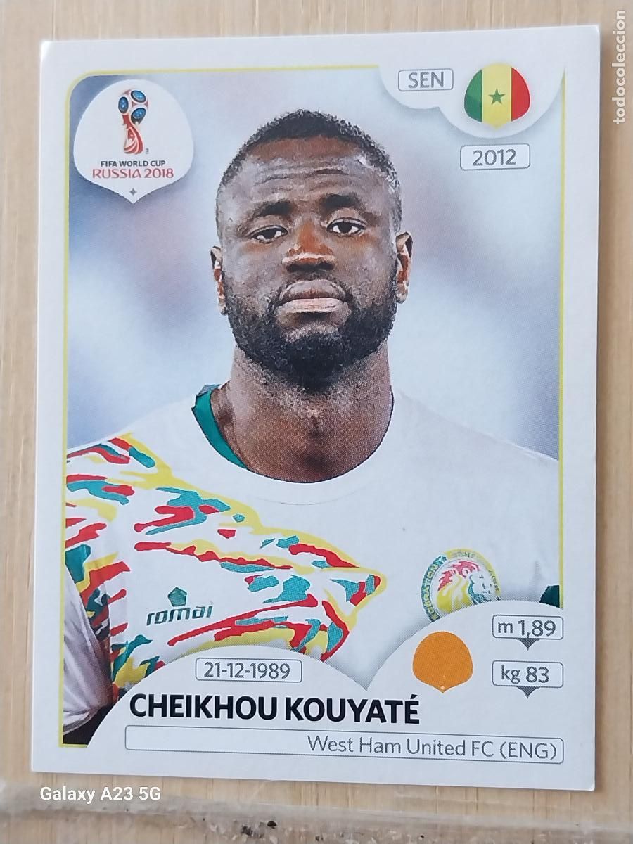 Cartes &agrave; collectionner de Football: 622 KOUYAT&Eacute; SENEGAL RUSSIA RUSIA 2018 WORLD CUP CROMO SIN PEGAR NUNCA ORIGINAL PANINI