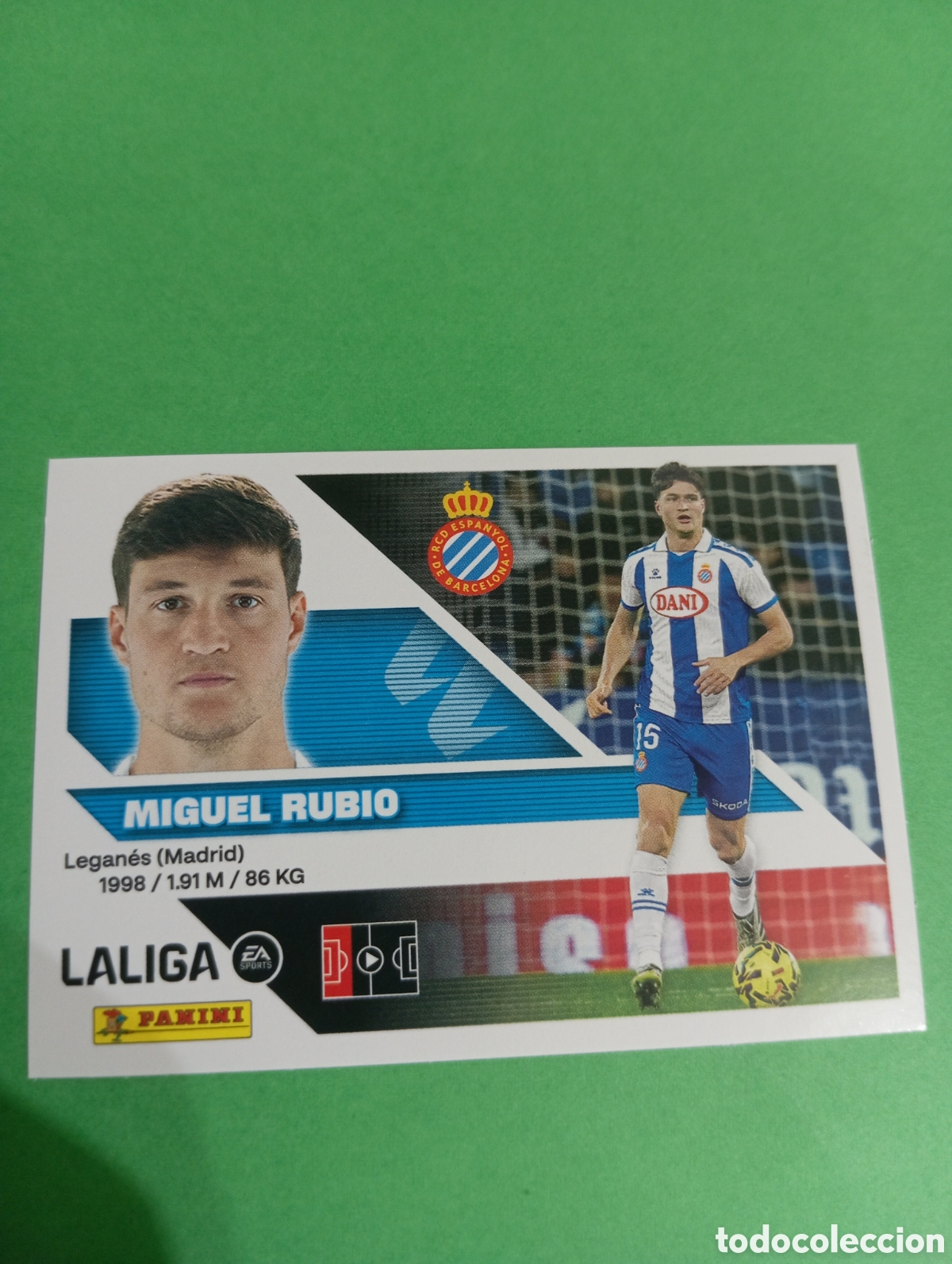 Fu&szlig;ball-Sticker: Miguel Rubio Espanyol n&deg;9 / PANINI LIGA ESTE 2026/2027