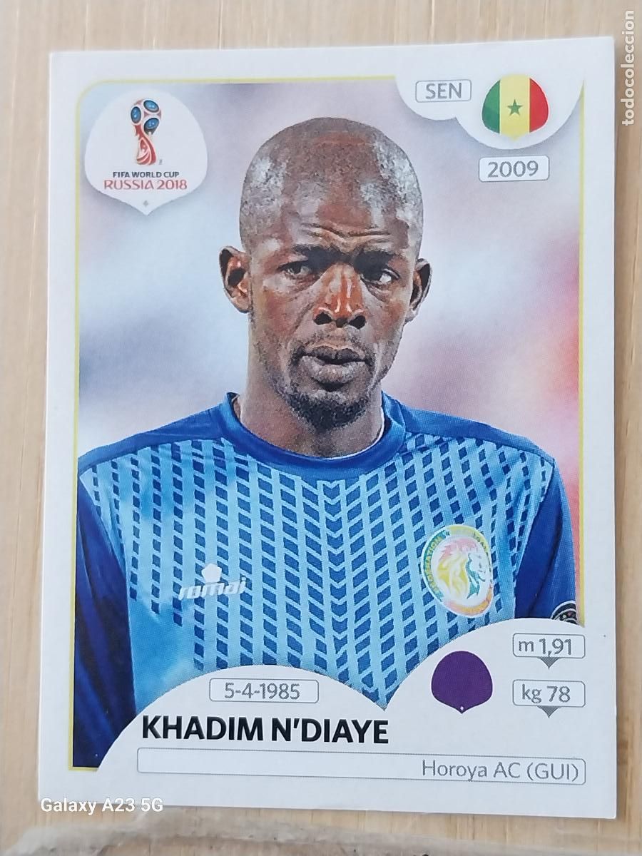 Fu&szlig;ball-Sticker: 614 NDUAYE * SENEGAL RUSSIA RUSIA 2018 WORLD CUP CROMO SIN PEGAR NUNCA ORIGINAL PANINI