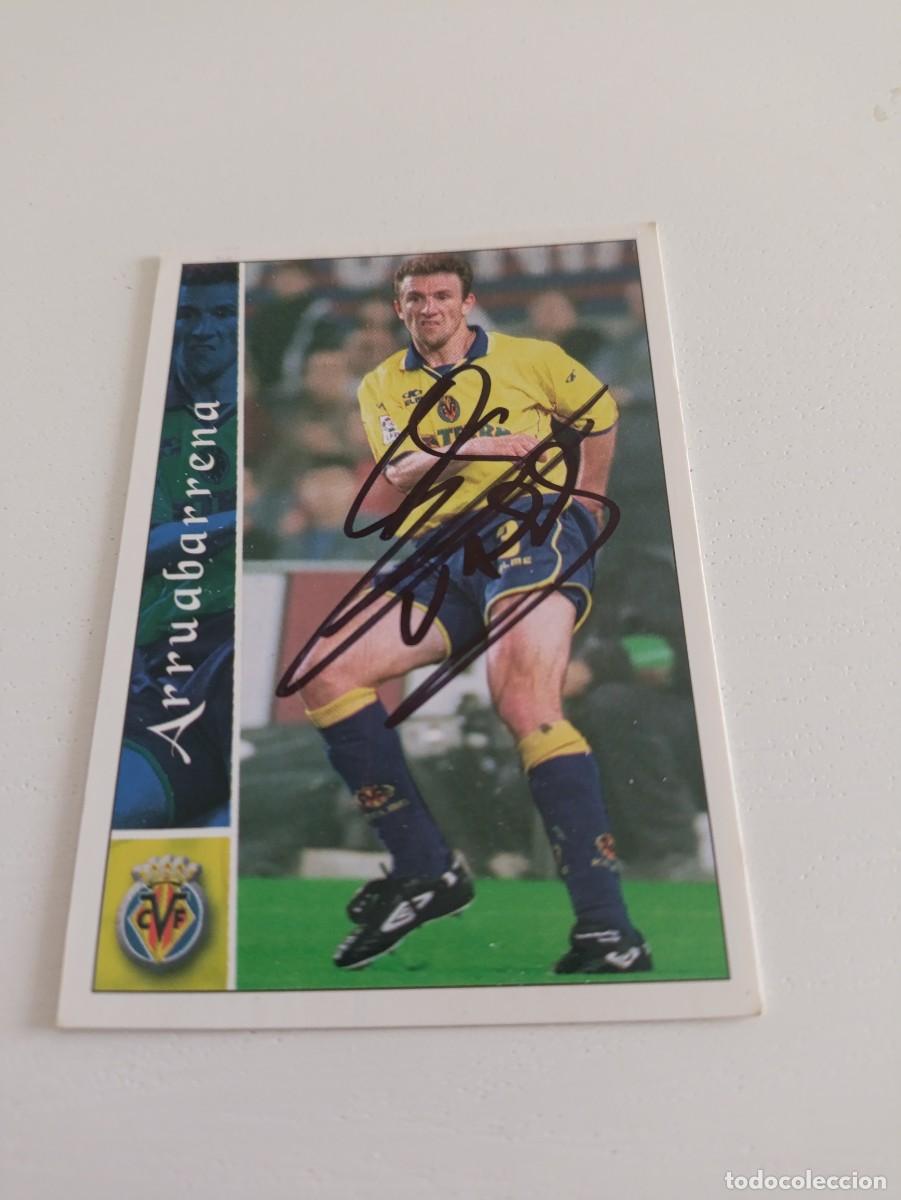 Cromos de f&uacute;tbol: Auto original de Arruabarrena Villarreal