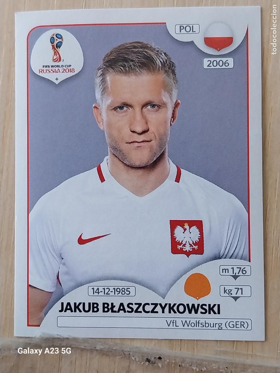 Cromos de f&uacute;tbol: 603 BLASZCZYKOWSKI * POLONIA RUSSIA RUSIA 2018 WORLD CUP CROMO SIN PEGAR NUNCA ORIGINAL PANINI