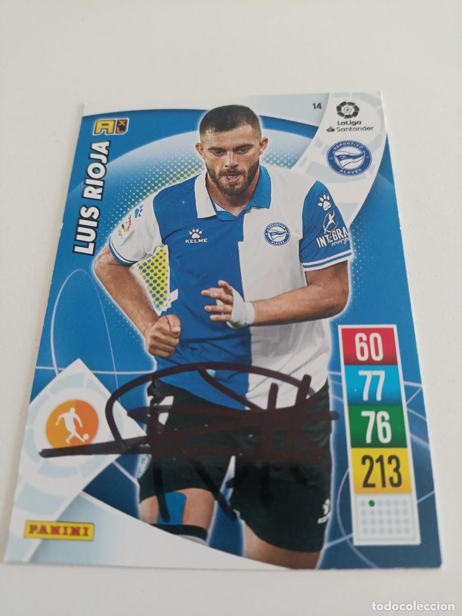 Cromos de f&uacute;tbol: Auto original de Luis Rioja Alaves