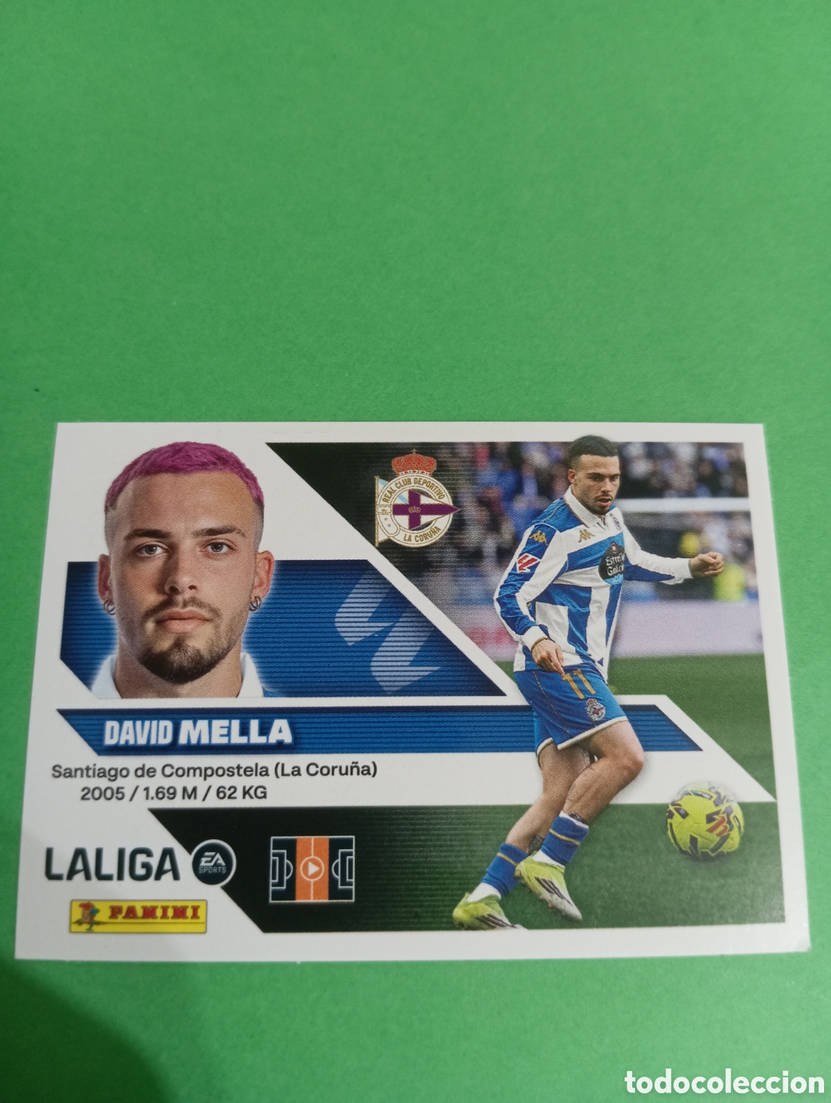 Cartes &agrave; collectionner de Football: Mella Deportivo de la Coru&ntilde;a n&deg;16 / PANINI LIGA ESTE 2026/2027