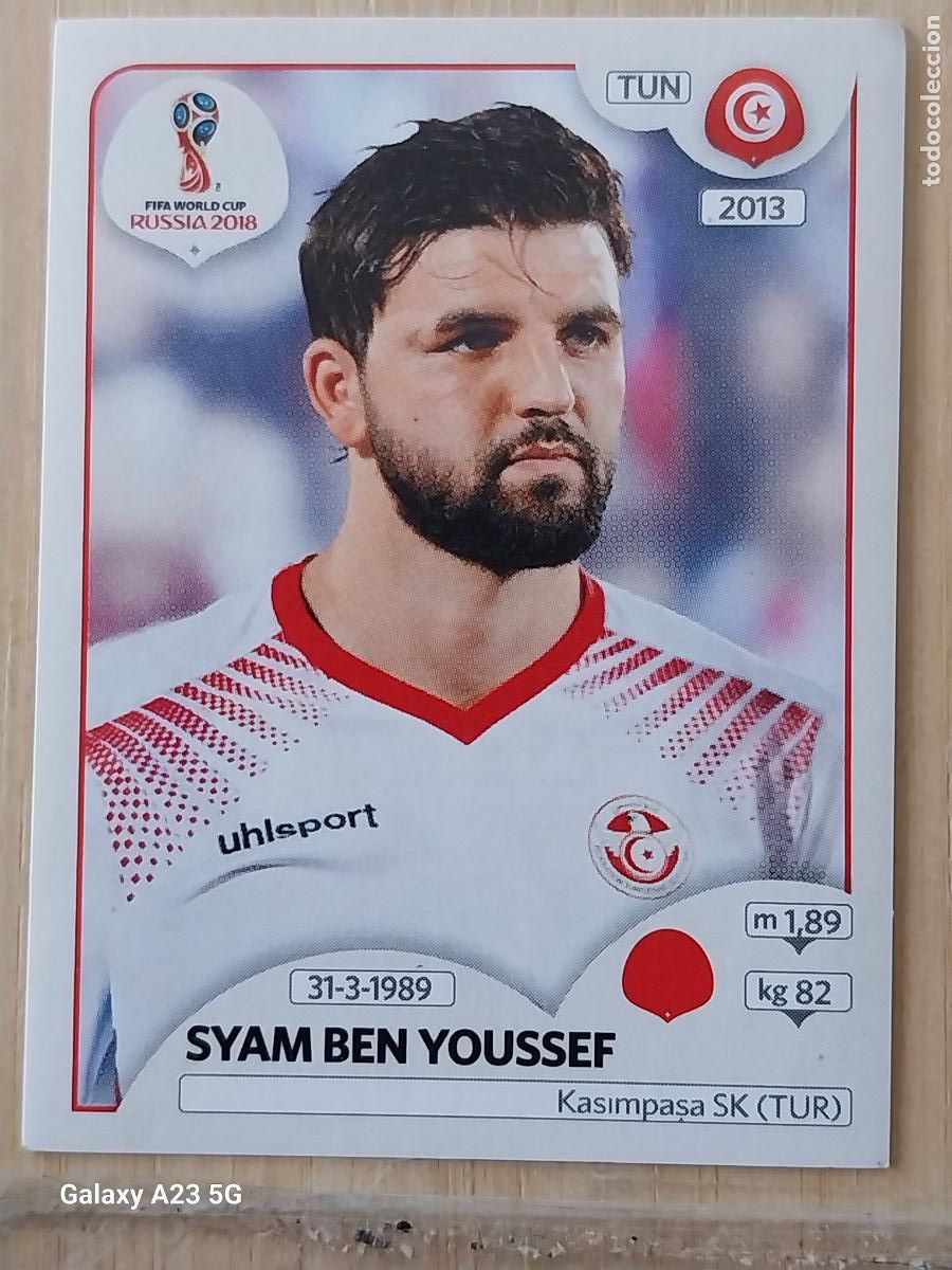 Cromos de f&uacute;tbol: 556 YOUOSSEF TURQUIA RUSSIA RUSIA 2018 WORLD CUP CROMO SIN PEGAR NUNCA ORIGINAL PANINI