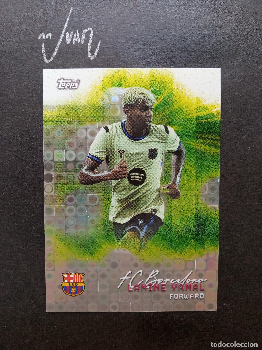 Cromos de f&uacute;tbol: N&ordm; 26 HALO PITCH PURSUITS LAMINE YAMAL BARCELONA ESPA&Ntilde;A ⚽ TOPPS &reg; TEAM SET BAR&Ccedil;A 2025 2026 25 26