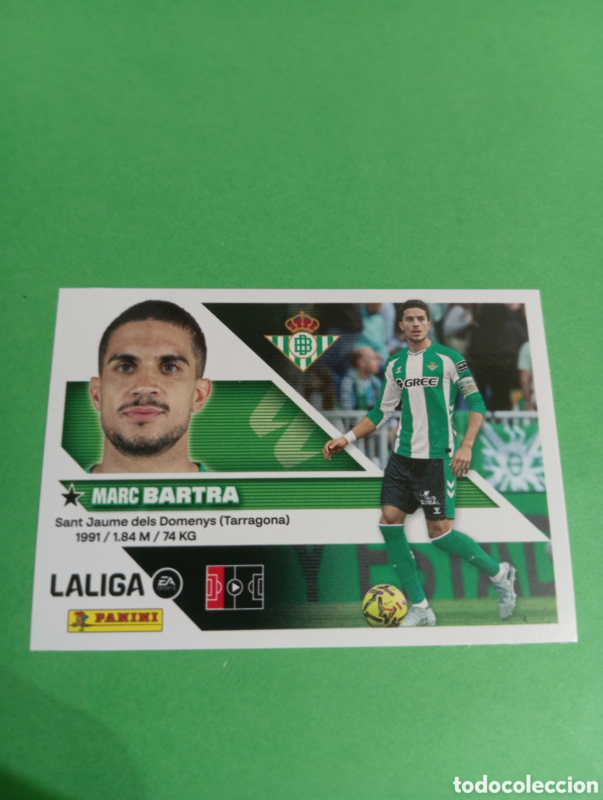 Cromos de f&uacute;tbol: Bartra Betis n&deg;7 / PANINI LIGA ESTE 2026/2027
