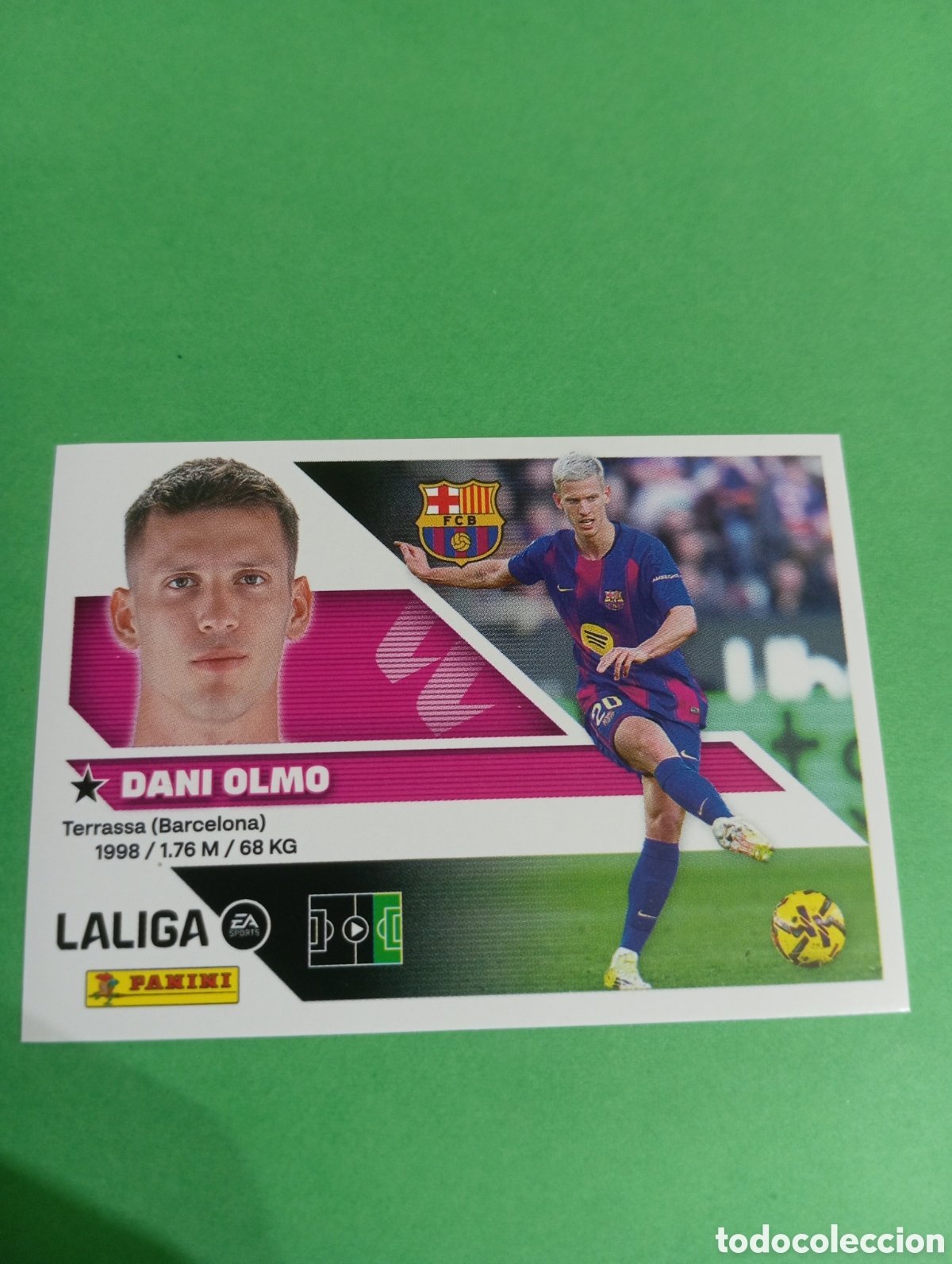 Cromos de f&uacute;tbol: Dani Olmo Barcelona n&deg;17 / PANINI LIGA ESTE 2026/2027