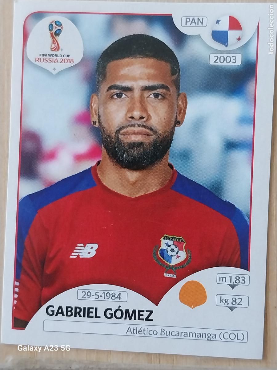 Cromos de f&uacute;tbol: 543 GOMEZ PANAMA RUSSIA RUSIA 2018 WORLD CUP CROMO SIN PEGAR NUNCA ORIGINAL PANINI