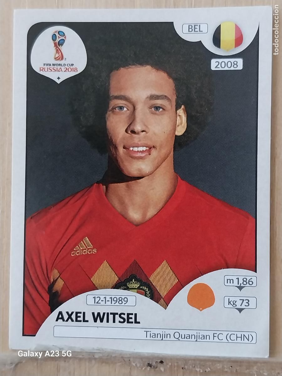 Cromos de f&uacute;tbol: 520 WITSEL * BELGICA RUSSIA RUSIA 2018 WORLD CUP CROMO SIN PEGAR NUNCA ORIGINAL PANINI
