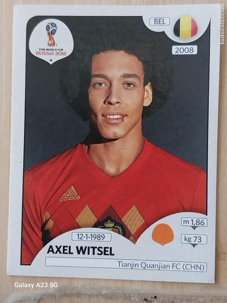 Cromos de f&uacute;tbol: 520 WITSEL BELGICA RUSSIA RUSIA 2018 WORLD CUP CROMO SIN PEGAR NUNCA ORIGINAL PANINI