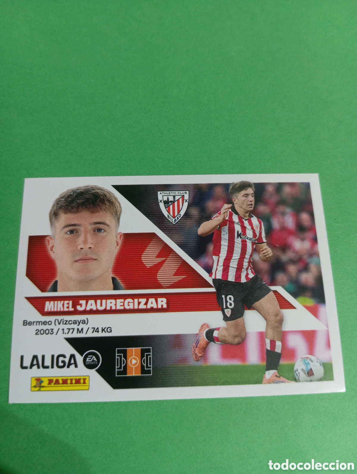 Cromos de f&uacute;tbol: Jauregizar Athletic de Bilbao n&deg;10 / PANINI LIGA ESTE 2026/2027