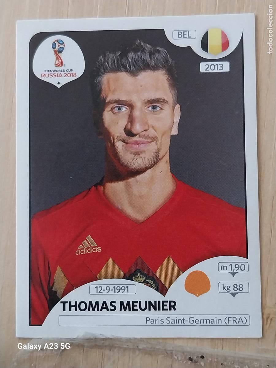 Cromos de f&uacute;tbol: 519 MEUNIER BELGICA RUSSIA RUSIA 2018 WORLD CUP CROMO SIN PEGAR NUNCA ORIGINAL PANINI