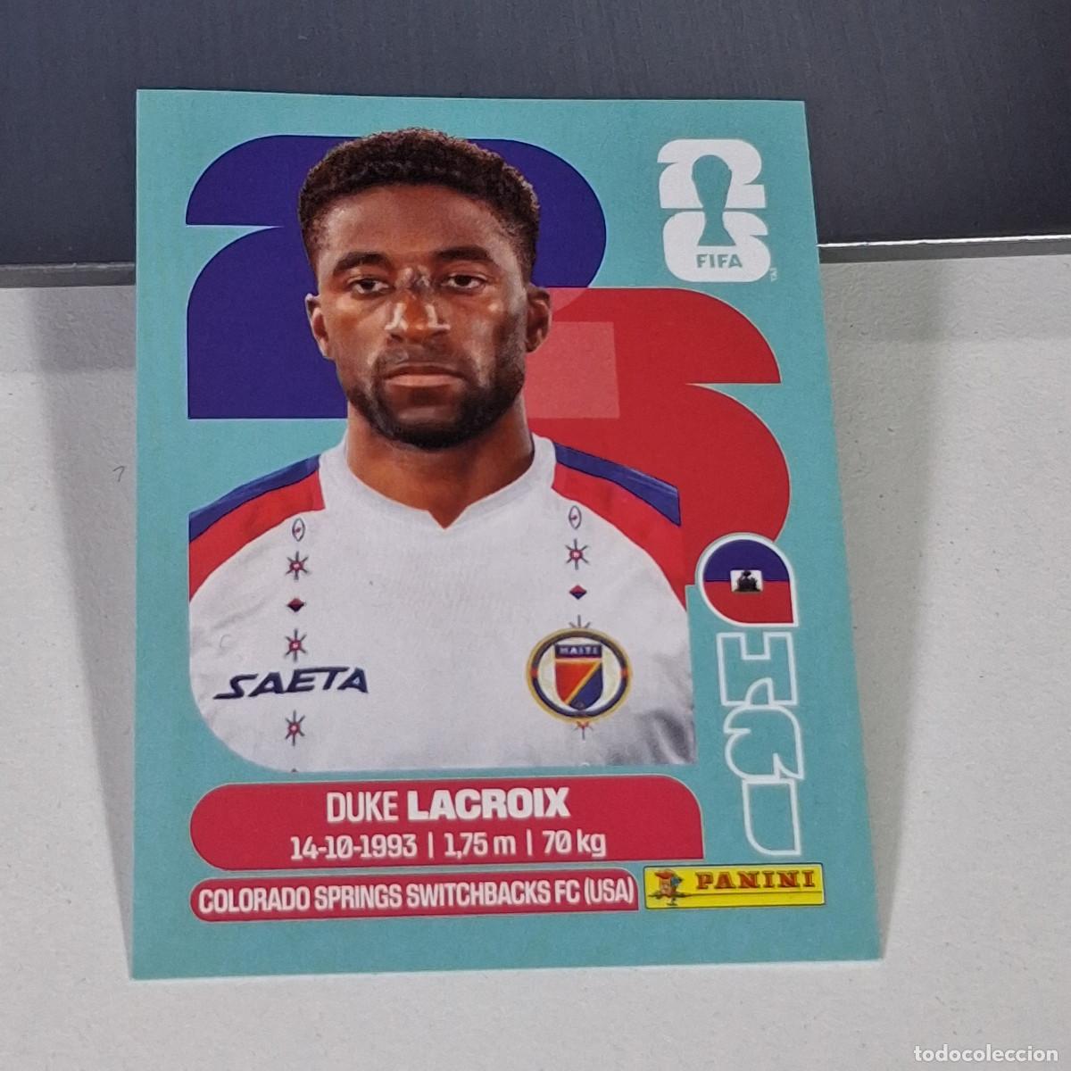 Cromos de f&uacute;tbol: B61 HAI7 HAI 7 LACROIX DUKE HAITI HAI MUNDIAL FIFA WORLD CUP 2026 STICKER PANINI