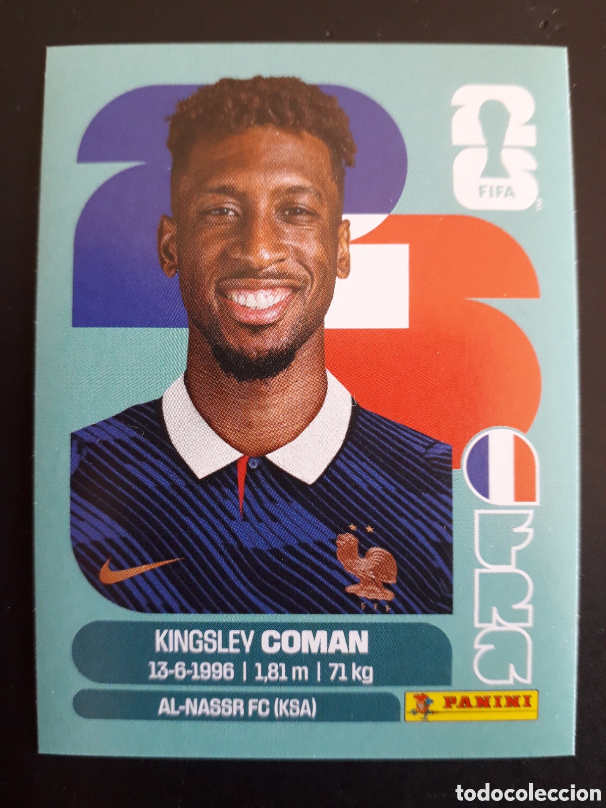 Cromos de f&uacute;tbol: COMAN FRANCIA FRA 18 MUNDIAL F&Uacute;TBOL 2026 FIFA WORLD CUP PANINI SIN PEGAR PEDIDO M&Iacute;NIMO 3&euro;.