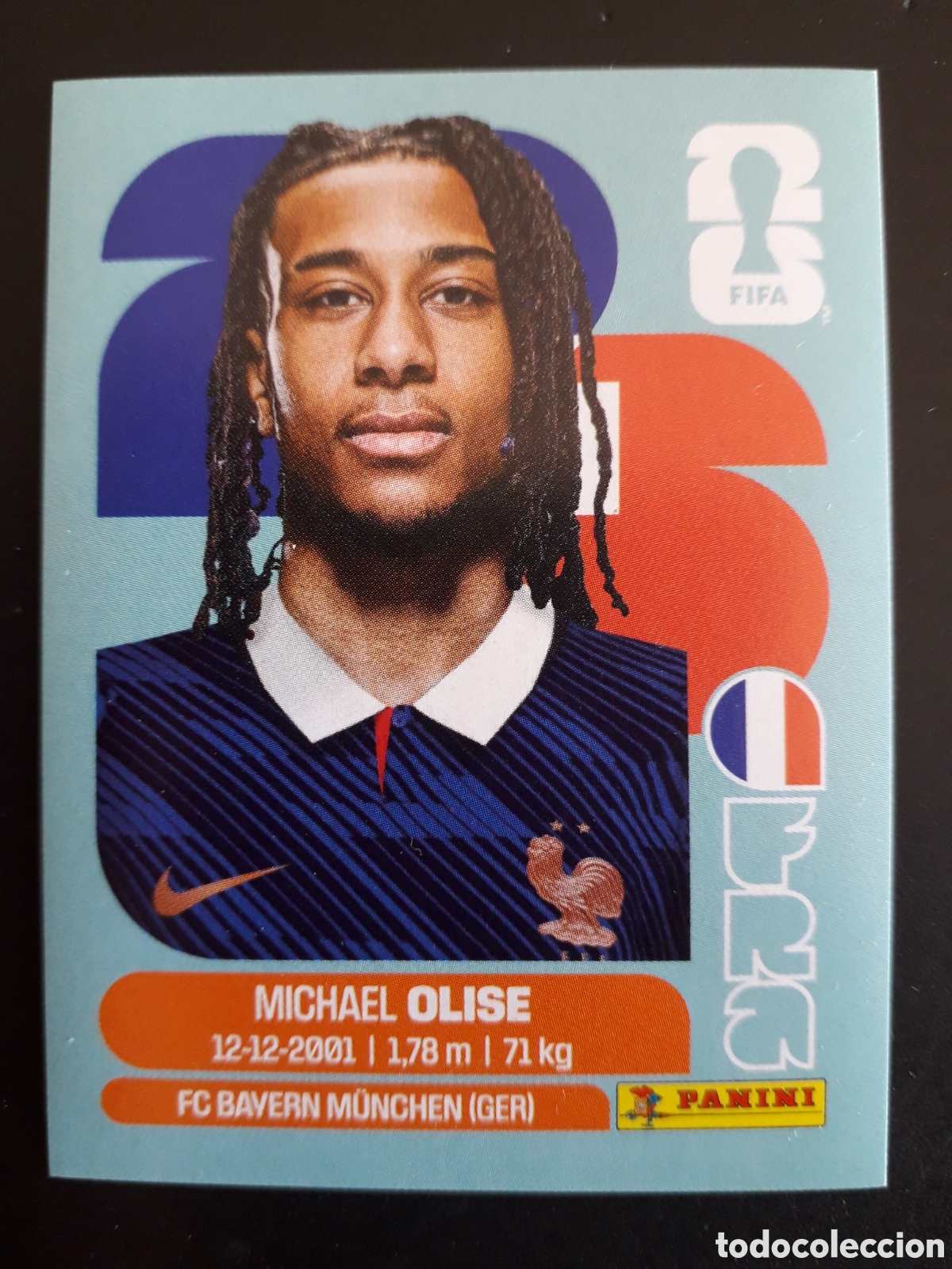 Cromos de Futebol: OLISE FRANCIA FRA 14 MUNDIAL F&Uacute;TBOL 2026 FIFA WORLD CUP PANINI SIN PEGAR PEDIDO M&Iacute;NIMO 3&euro;
