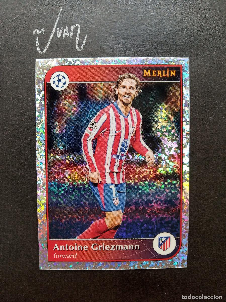 Cromos de f&uacute;tbol: N&ordm; 184 MINI DIAMOND GRIEZMANN ATLETICO MADRID ⚽ TOPPS &reg; CHROME MERLIN UEFA 2024 2025 24 25 NUEVO