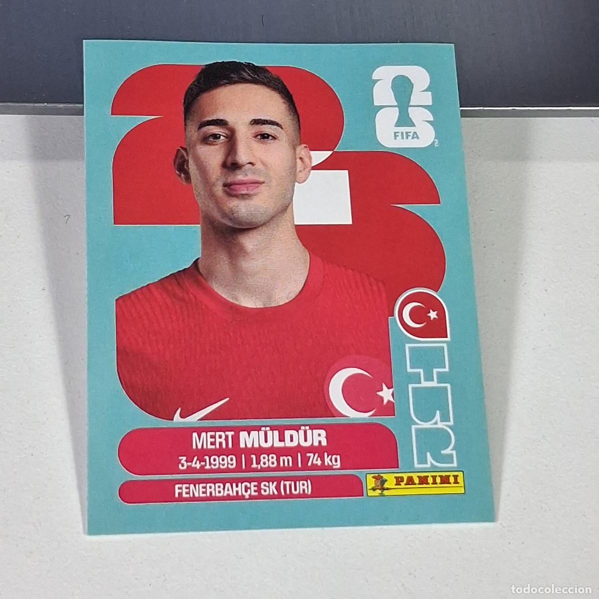 Football Stickers: B61 TUR3 MERT M&Uuml;LD&Uuml;R 3 TURQU&Iacute;A TURQUEY TUR MUNDIAL FIFA WORLD CUP 2026 STICKER PANINI