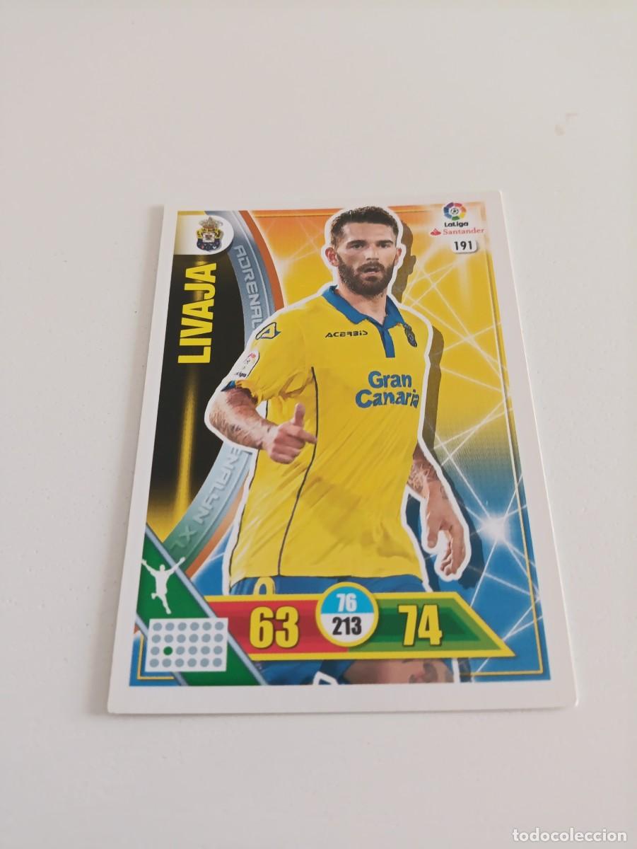 Cromos de f&uacute;tbol: Adrenalyn 2016/17 Livaja Las Palmas