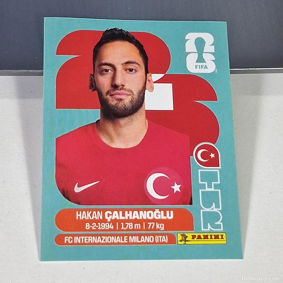 Cromos de f&uacute;tbol: B61 TUR11 HAKAN &Ccedil;ALHANOĞLU 11 TURQU&Iacute;A TURQUEY TUR MUNDIAL FIFA WORLD CUP 2026 STICKER PANINI