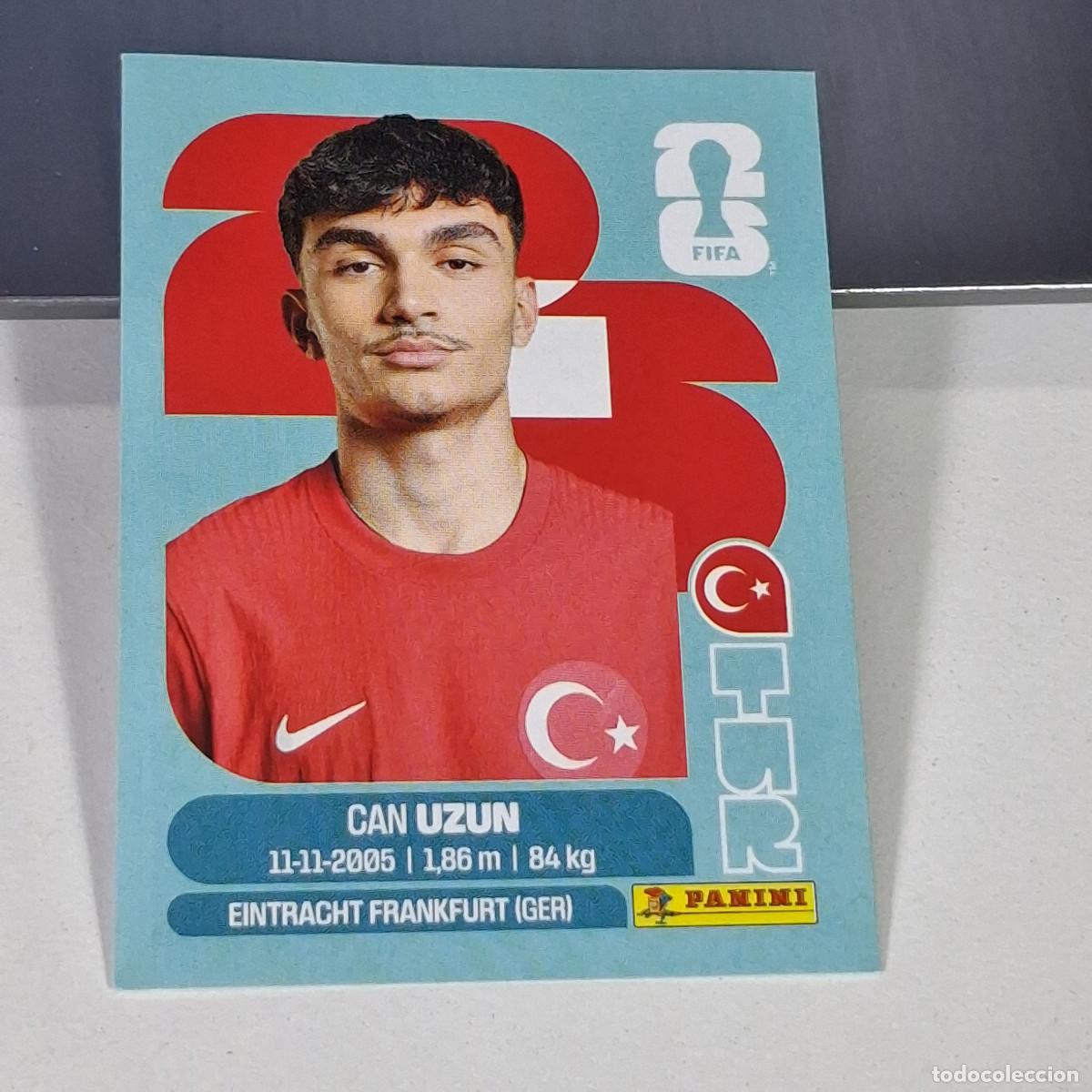 Cromos de f&uacute;tbol: B61 TUR 17 TUR17 CAN UZUN TURQUIA TURQUEY TEAM MUNDIAL FIFA WORLD CUP 2026 STICKER PANINI