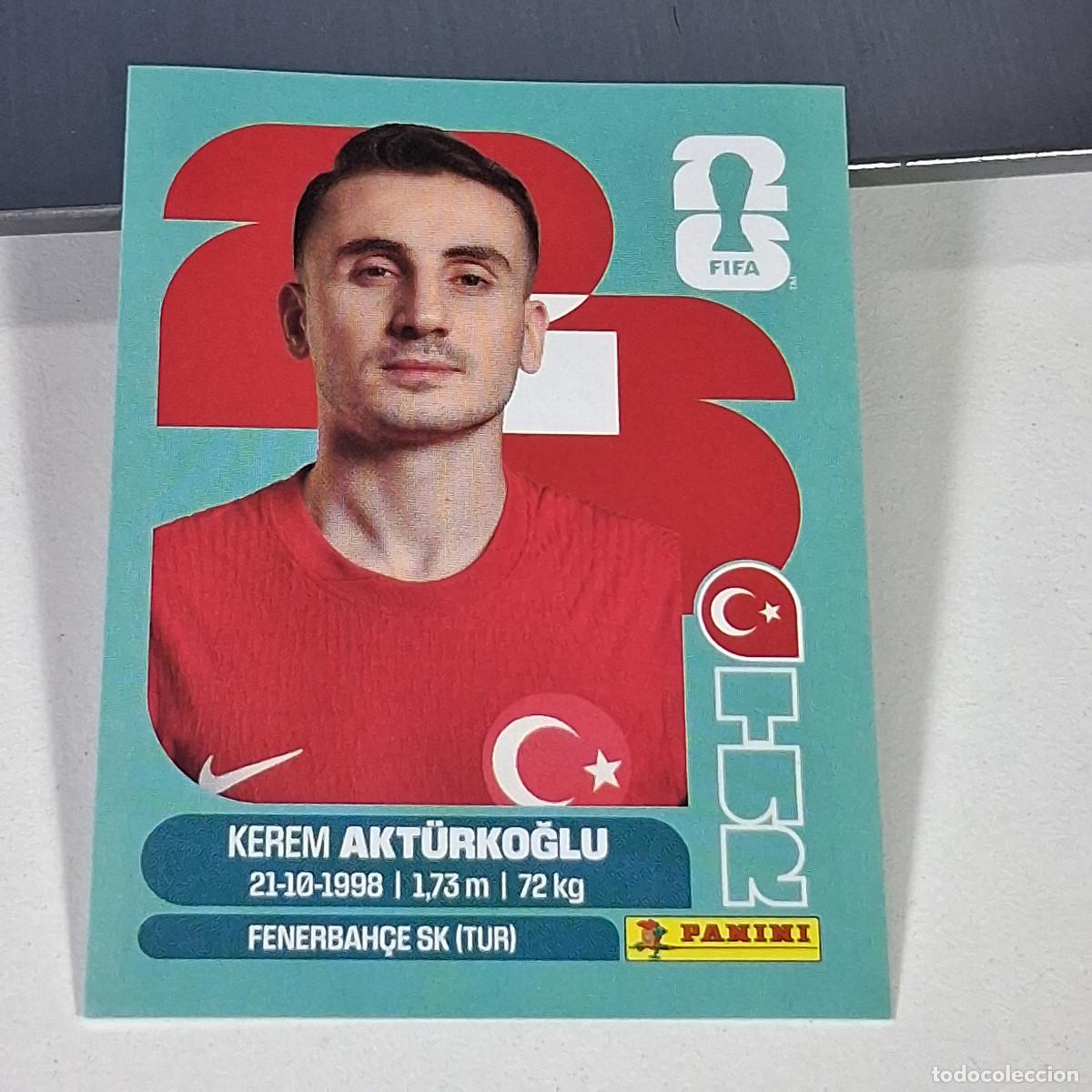 Cromos de f&uacute;tbol: B61 TUR 19 TUR19 KEREM ARTURKOGLU TURQUIA TURQUEY MUNDIAL FIFA WORLD CUP 2026 STICKER PANINI