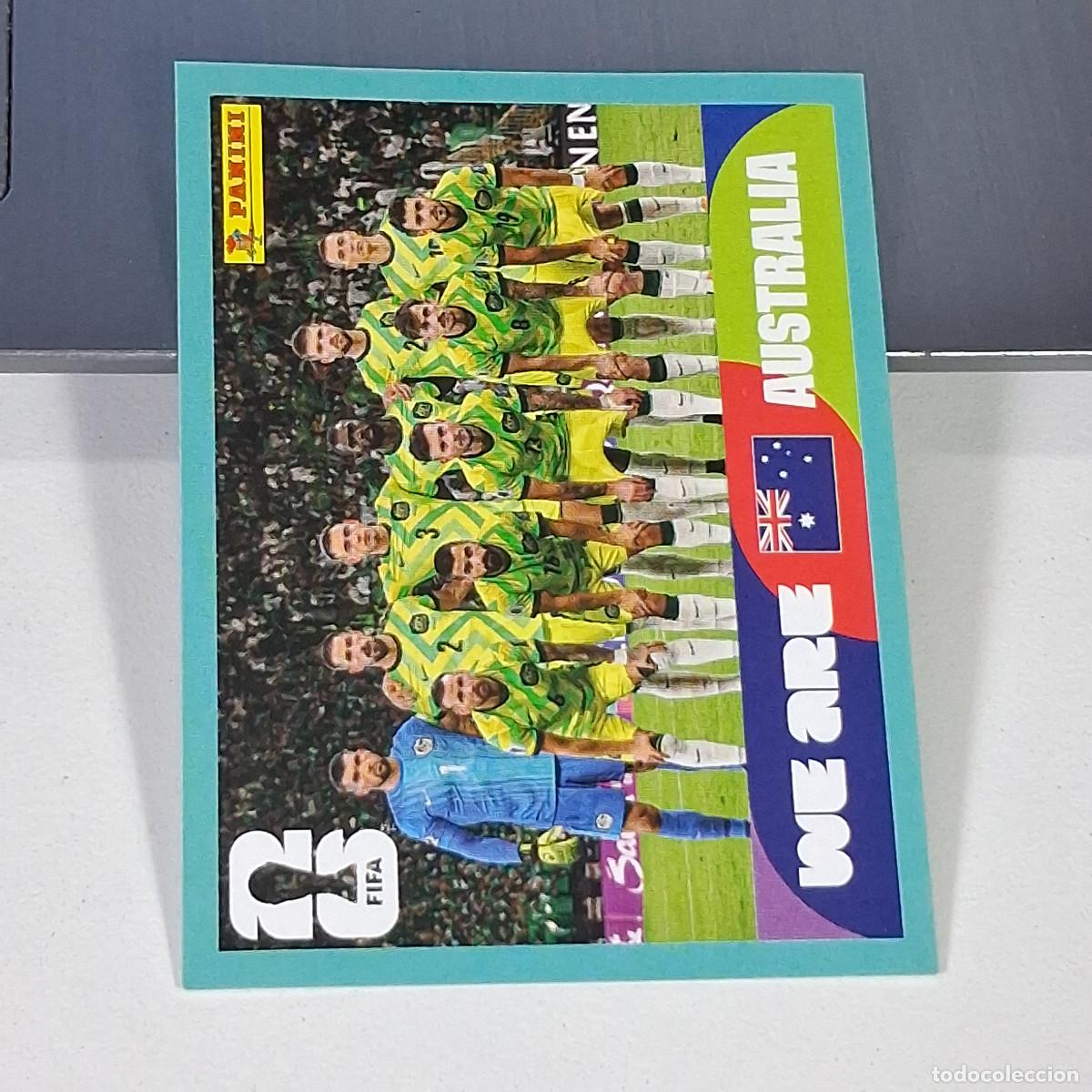 Cromos de f&uacute;tbol: B61 AUS 13 AUS13 PLANTILLA AUSTRALIA TEAM MUNDIAL FIFA WORLD CUP 2026 STICKER PANINI