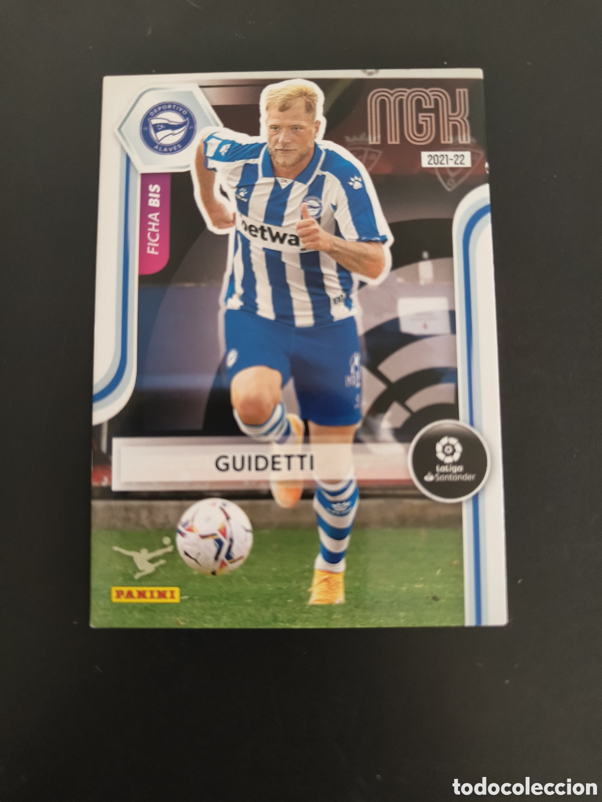 Cromos de f&uacute;tbol: Megacracks 2021/22 16 Bis Guidetti Alaves