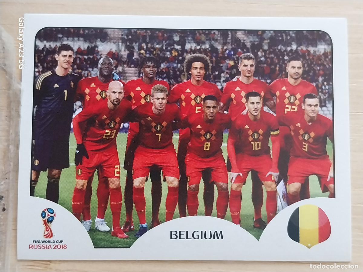 Cromos de f&uacute;tbol: 513 BELGICA * WORLD CUP CROMO SIN PEGAR NUNCA ORIGINAL PANINI