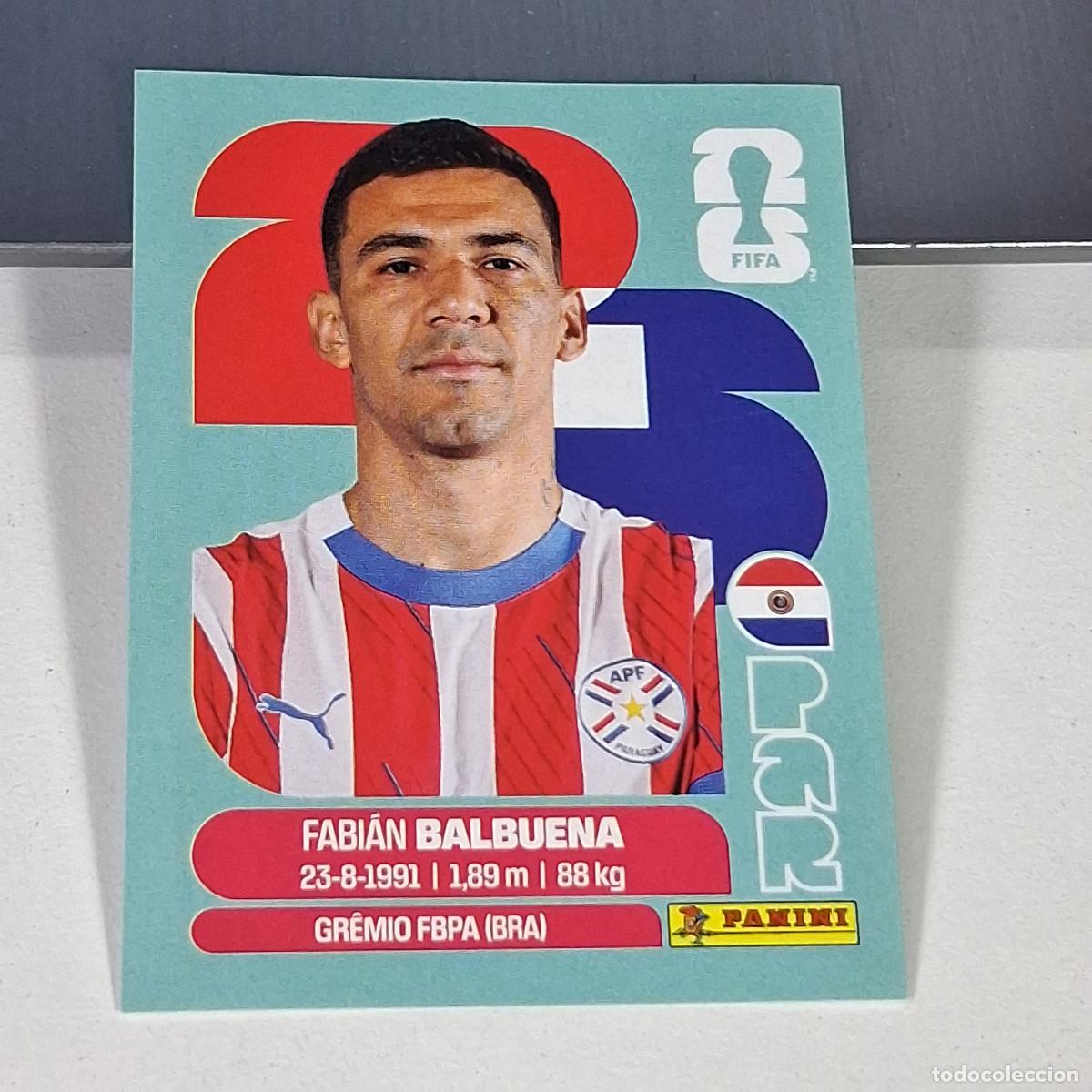 Cartes &agrave; collectionner de Football: B61 PAR5 FABIAN BALBUENA PARAGUAY PAR 5 MUNDIAL FIFA WORLD CUP 2026 STICKER PANINI