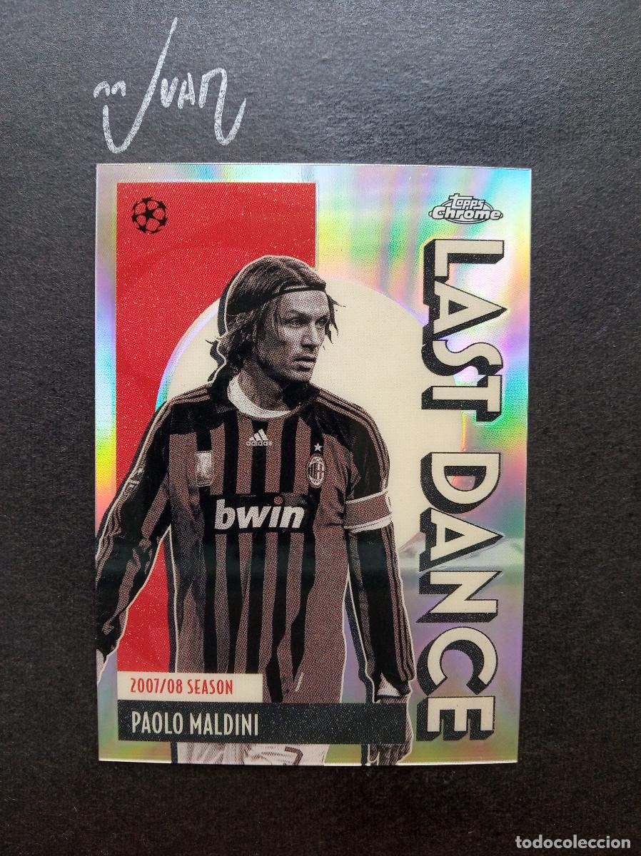 Cartes &agrave; collectionner de Football: LD 11 LAST DANCE MALDINI AC MILAN ITALIA ⚽ TOPPS &reg; CHROME UEFA UCC 2025 2026 25 26 NUEVO