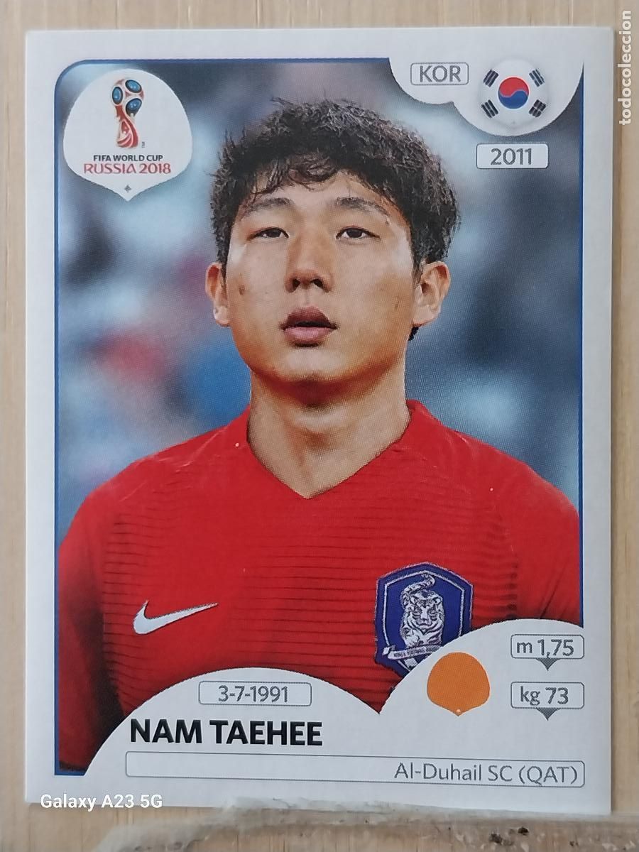 Cromos de f&uacute;tbol: 503 TAEHEE KOREA SUR * WORLD CUP CROMO SIN PEGAR NUNCA ORIGINAL PANINI