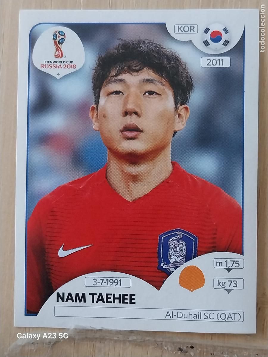 Cromos de f&uacute;tbol: 503 TAEHEE KOREA SUR WORLD CUP CROMO SIN PEGAR NUNCA ORIGINAL PANINI