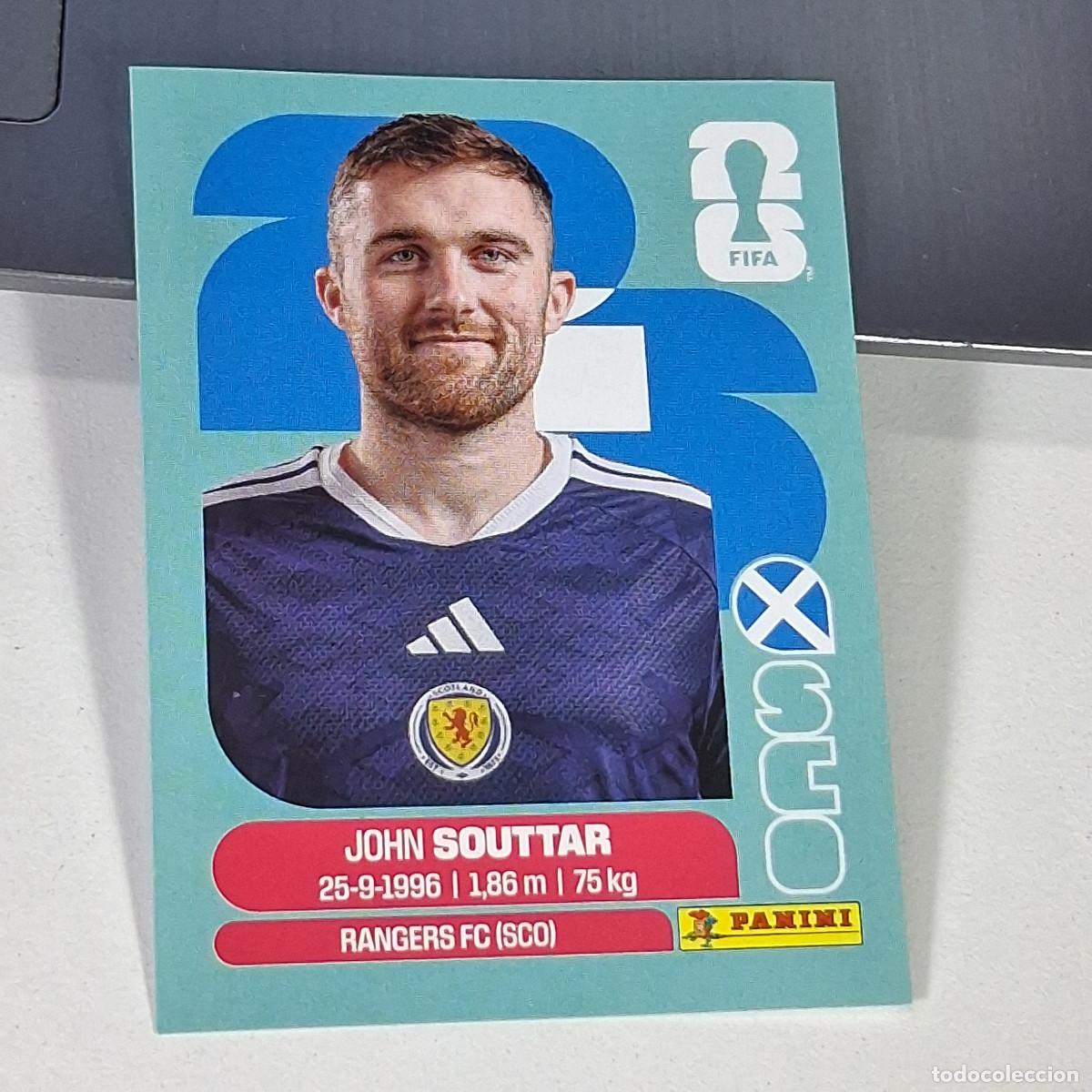 Cromos de f&uacute;tbol: B61 SCO8 JOHN SOUTTAR 8 ESCOCIA SCOTLAND SCO MUNDIAL FIFA WORLD CUP 2026 STICKER PANINI