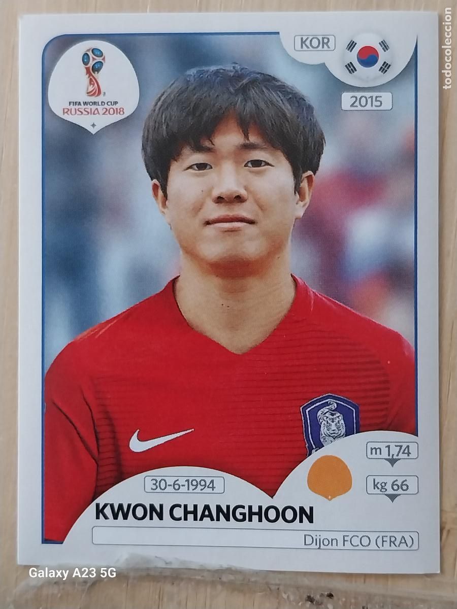 Figurine di Calcio: 501 CHANGHOON KOREA SUR - WORLD CUP CROMO SIN PEGAR NUNCA ORIGINAL PANINI