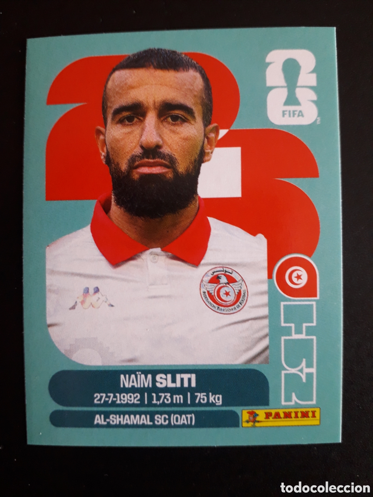 Cromos de f&uacute;tbol: SLITI T&Uacute;NEZ TUN 20 MUNDIAL F&Uacute;TBOL 2026 FIFA WORLD CUP PANINI SIN PEGAR PEDIDO M&Iacute;NIMO 3&euro;