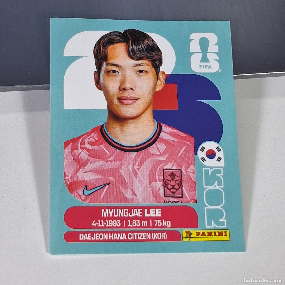 Cromos de f&uacute;tbol: B61 KOR9 MYUNG-JAE LEE 9 KOREA COREA DEL SUR KOR MUNDIAL FIFA WORLD CUP 2026 STICKER PANINI