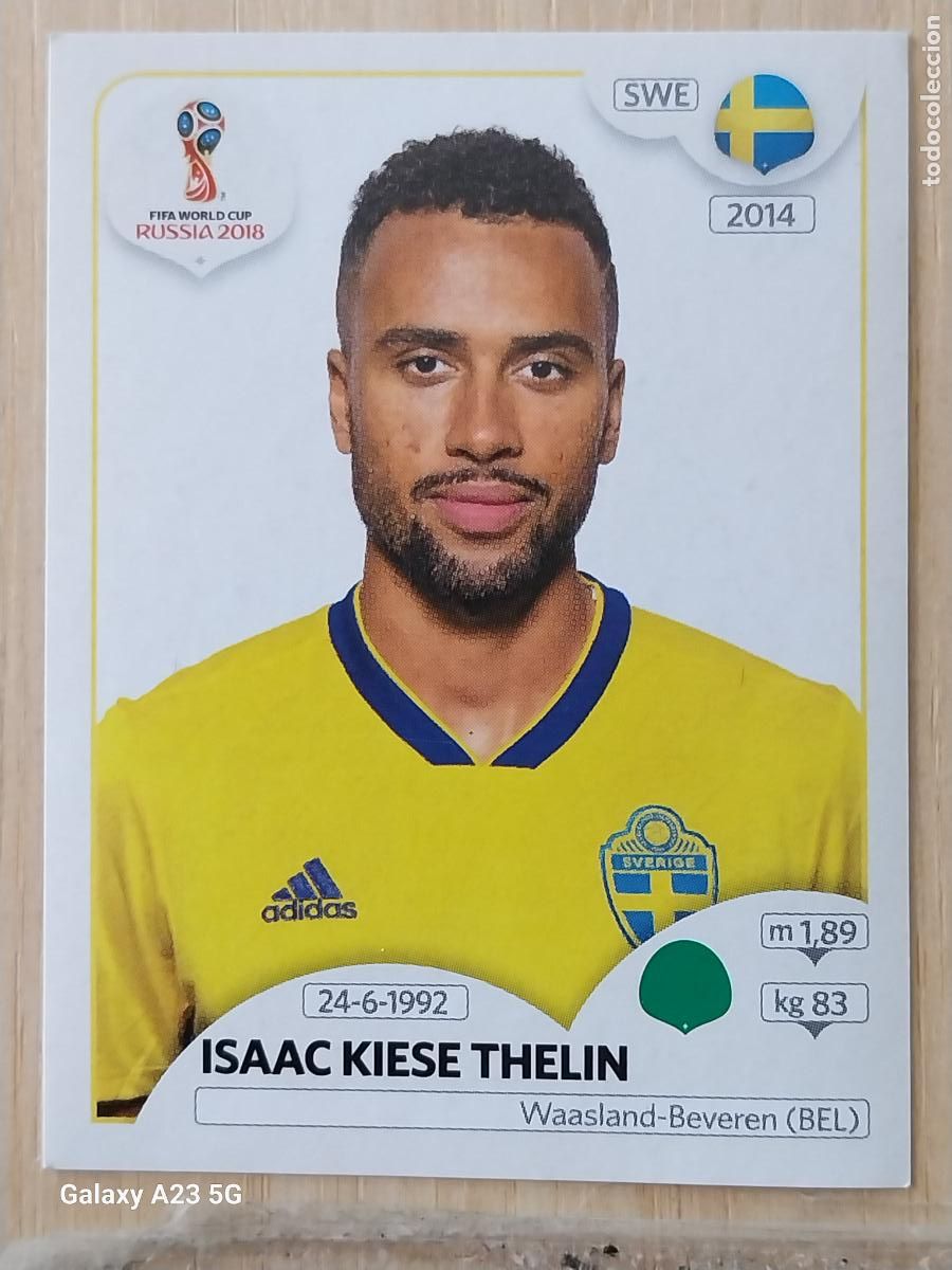 Cromos de f&uacute;tbol: 488 THELIN SUECIA - WORLD CUP CROMO SIN PEGAR NUNCA ORIGINAL PANINI