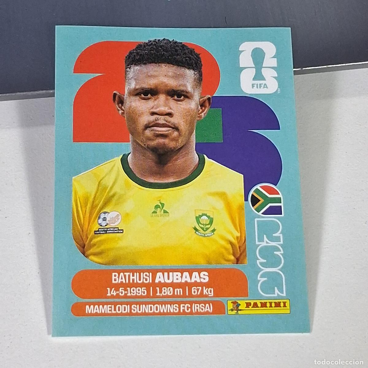 Cromos de f&uacute;tbol: B61 RSA14 BATHUSI AUBAAS 14 SUD&Aacute;FRICA RSA SOUTH AFRIKA MUNDIAL FIFA WORLD CUP 2026 STICKER PANINI