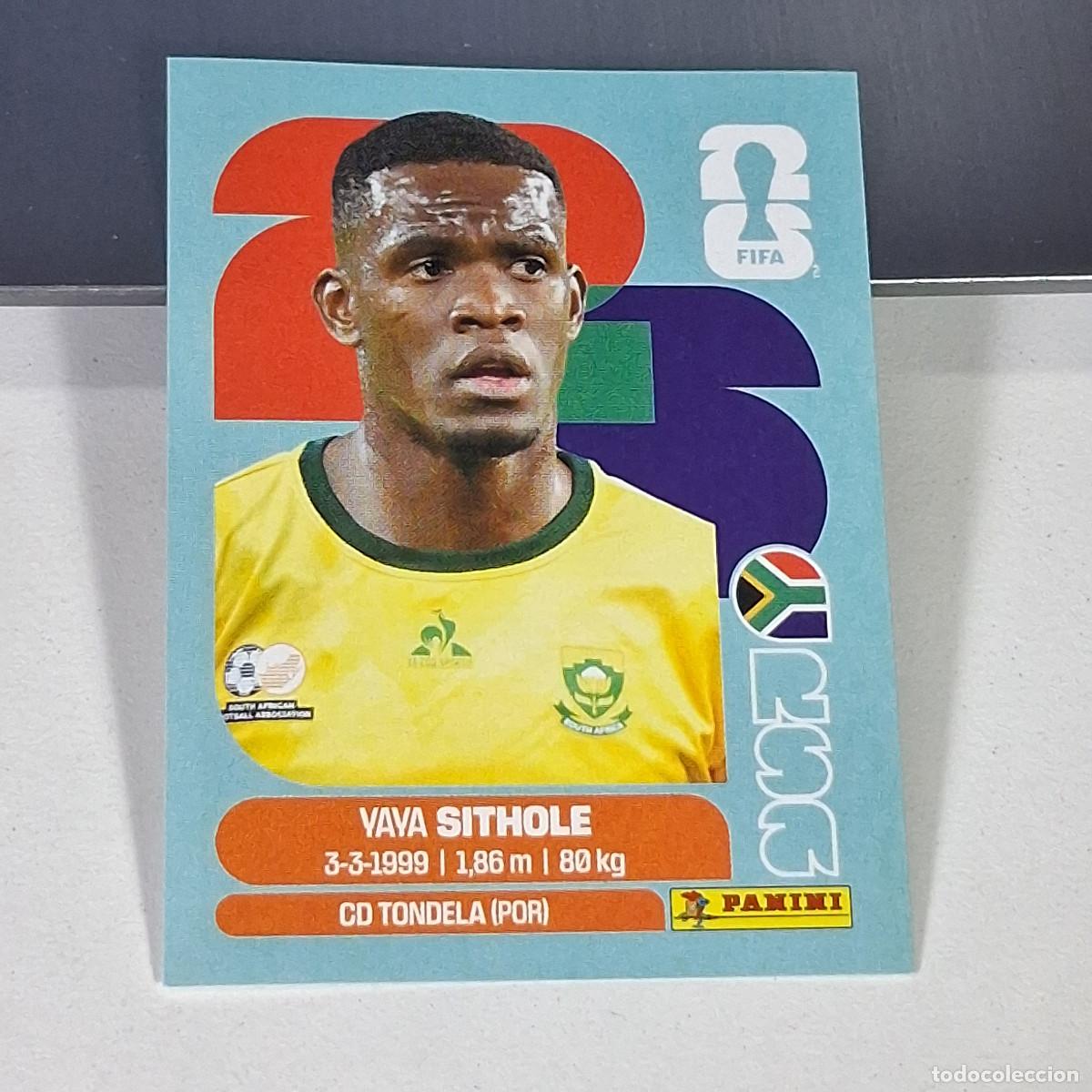 Cromos de f&uacute;tbol: B61 RSA 15 RSA15 YAYA SITHOLE SUD&Aacute;FRICA RSA SOUTH AFRIKA MUNDIAL FIFA WORLD CUP 2026 STICKER PANINI