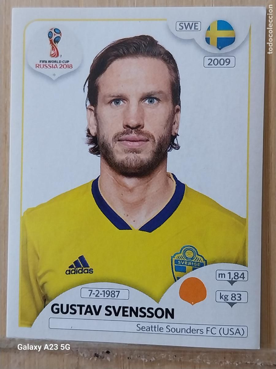Cromos de f&uacute;tbol: 484 SVENSSON SUECIA - WORLD CUP CROMO SIN PEGAR NUNCA ORIGINAL PANINI