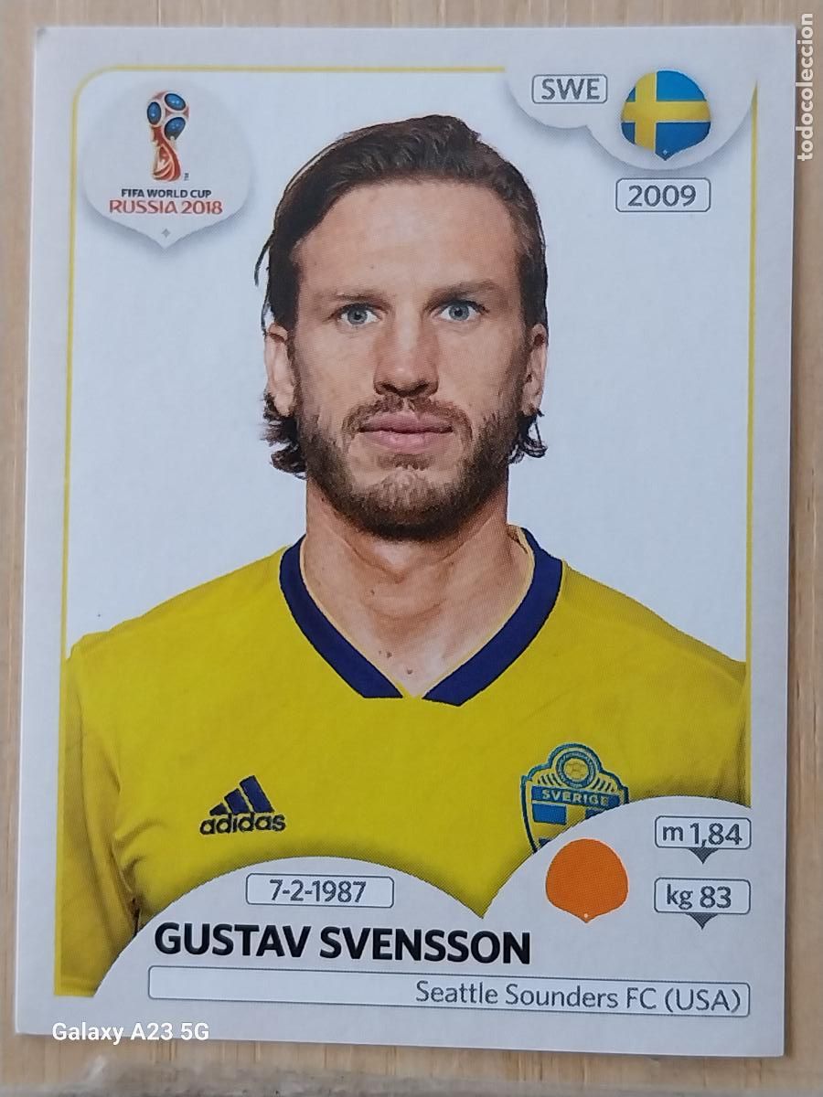 Cromos de f&uacute;tbol: 484 SVENSSON SUECIA WORLD CUP CROMO SIN PEGAR NUNCA ORIGINAL PANINI
