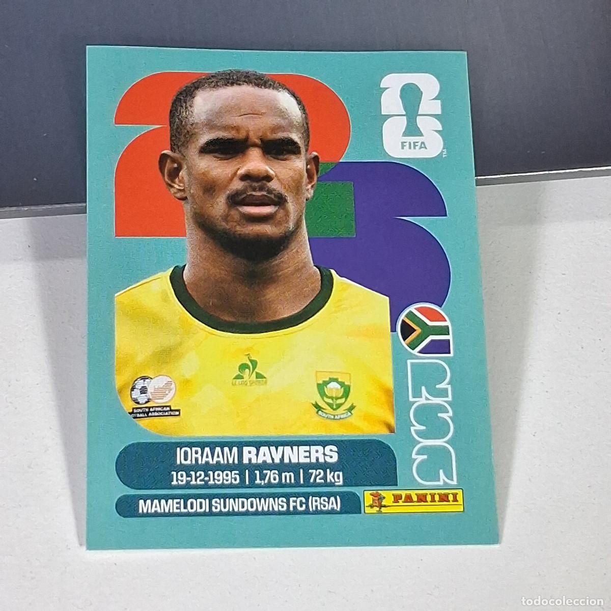 Cromos de f&uacute;tbol: B61 RSA 18 RSA18 IQRAAM RAYNERS SUD&Aacute;FRICA RSA SOUTH AFRIKA MUNDIAL FIFA WORLD CUP 2026 STICKER PANI