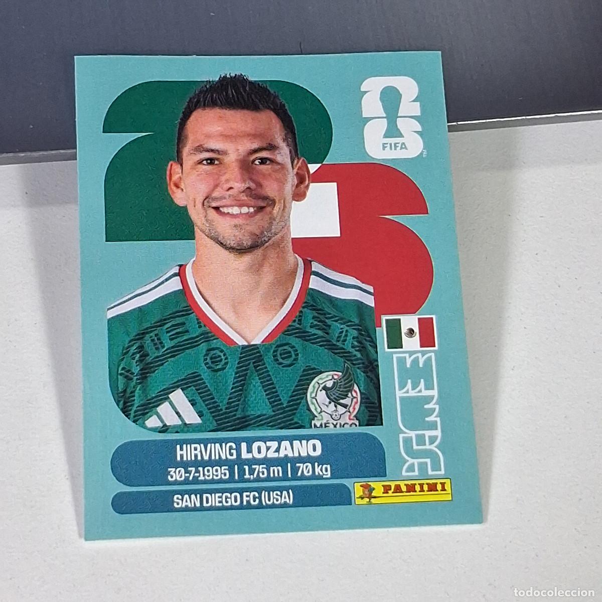 Cromos de f&uacute;tbol: B61 MEX 15 MEX15 HIRVING LOZANO M&Eacute;XICO MUNDIAL FIFA WORLD CUP 2026 STICKER PANINI