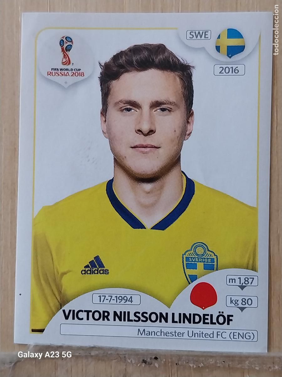 Cromos de f&uacute;tbol: 476 LINDELOF SUECIA WORLD CUP CROMO SIN PEGAR NUNCA ORIGINAL PANINI