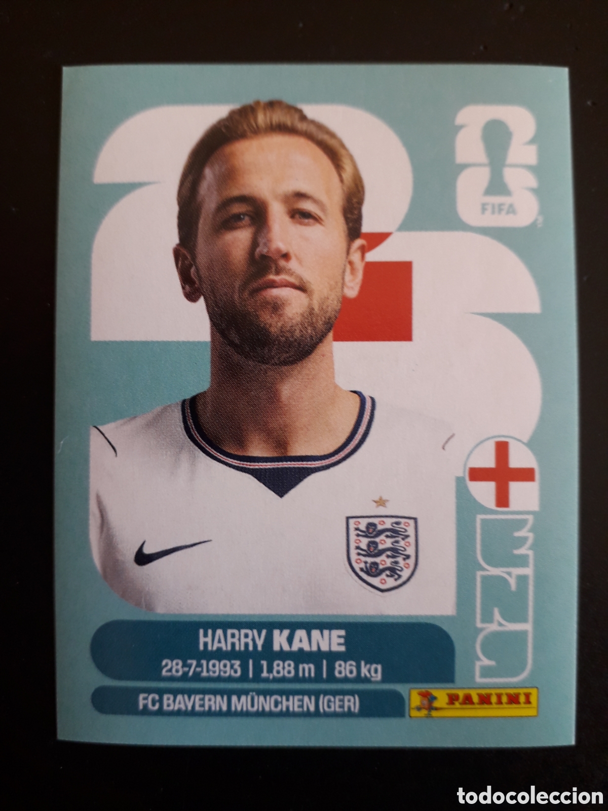 Cromos de Futebol: KANE INGLATERRA ENG 18 MUNDIAL F&Uacute;TBOL 2026 FIFA WORLD CUP PANINI SIN PEGAR PEDIDO M&Iacute;NIMO 3&euro;.