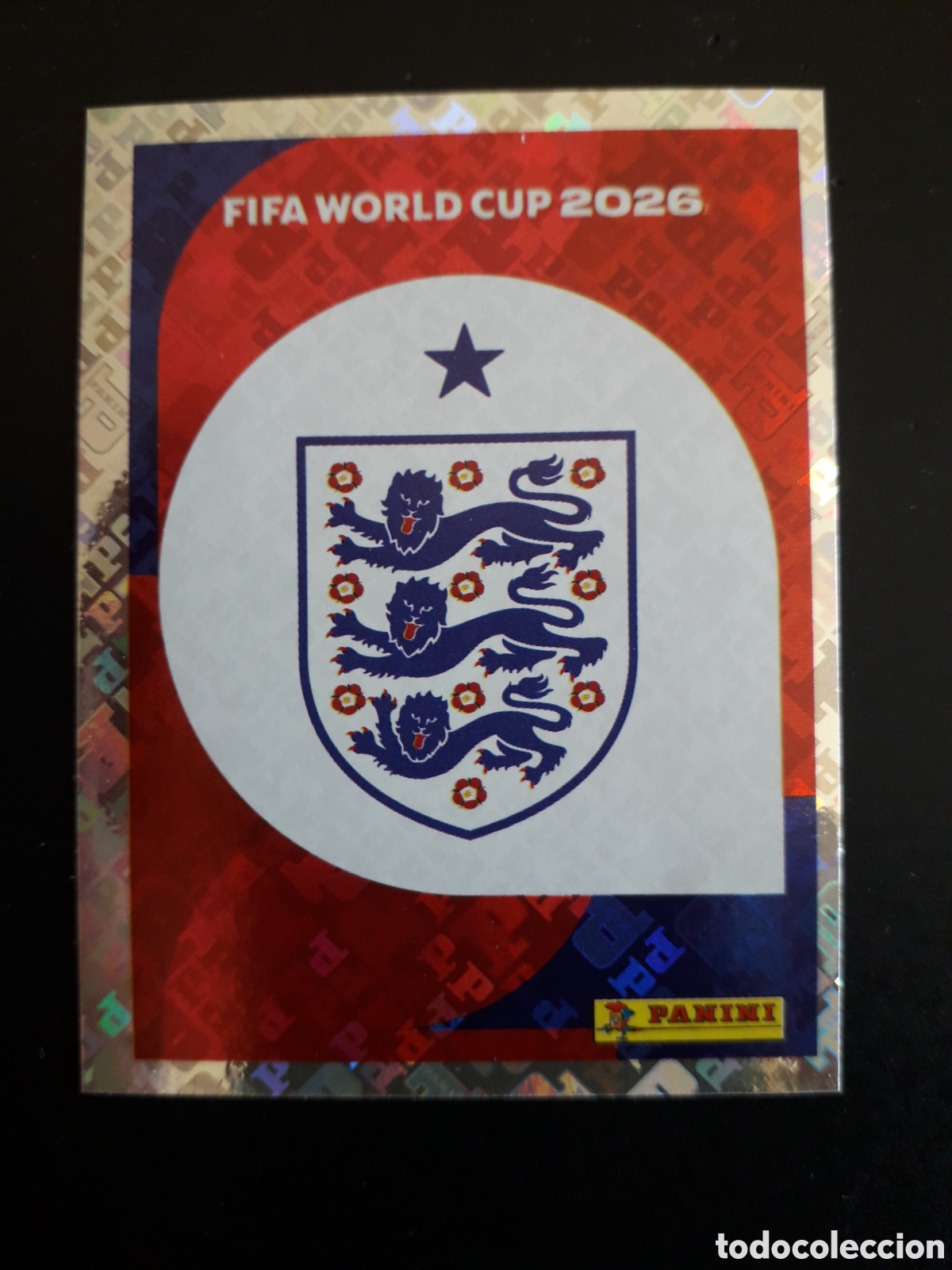 Cartes &agrave; collectionner de Football: ESCUDO INGLATERRA ENG 1 MUNDIAL F&Uacute;TBOL 2026 FIFA WORLD CUP PANINI SIN PEGAR PEDIDO M&Iacute;NIMO 3&euro;