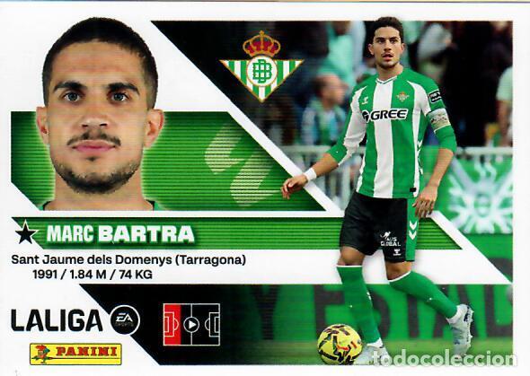 Cromos de f&uacute;tbol: CROMO PANINI LIGA ESTE 26 27 - N&ordm; 7 - BARTRA - BETIS