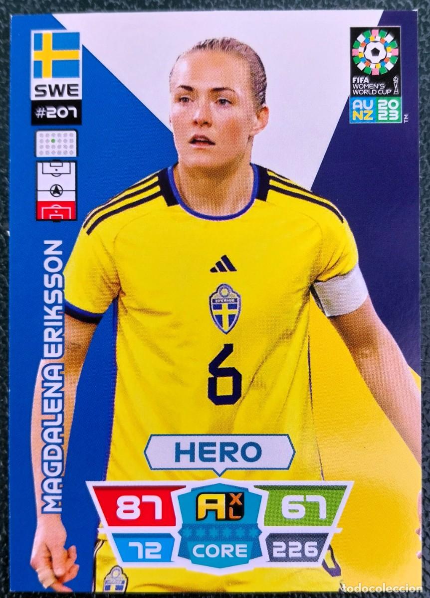 Cromos de f&uacute;tbol: 207 MAGDALENA ERIKSSON SUECIA FICHAS ALBUM ADRENALYN FEMENINO MUNDIAL WOMEN'S WORLD AU NZ 2023